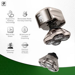 Pitbull Platinum PRO Head & Face Shaver With Bonus Blade