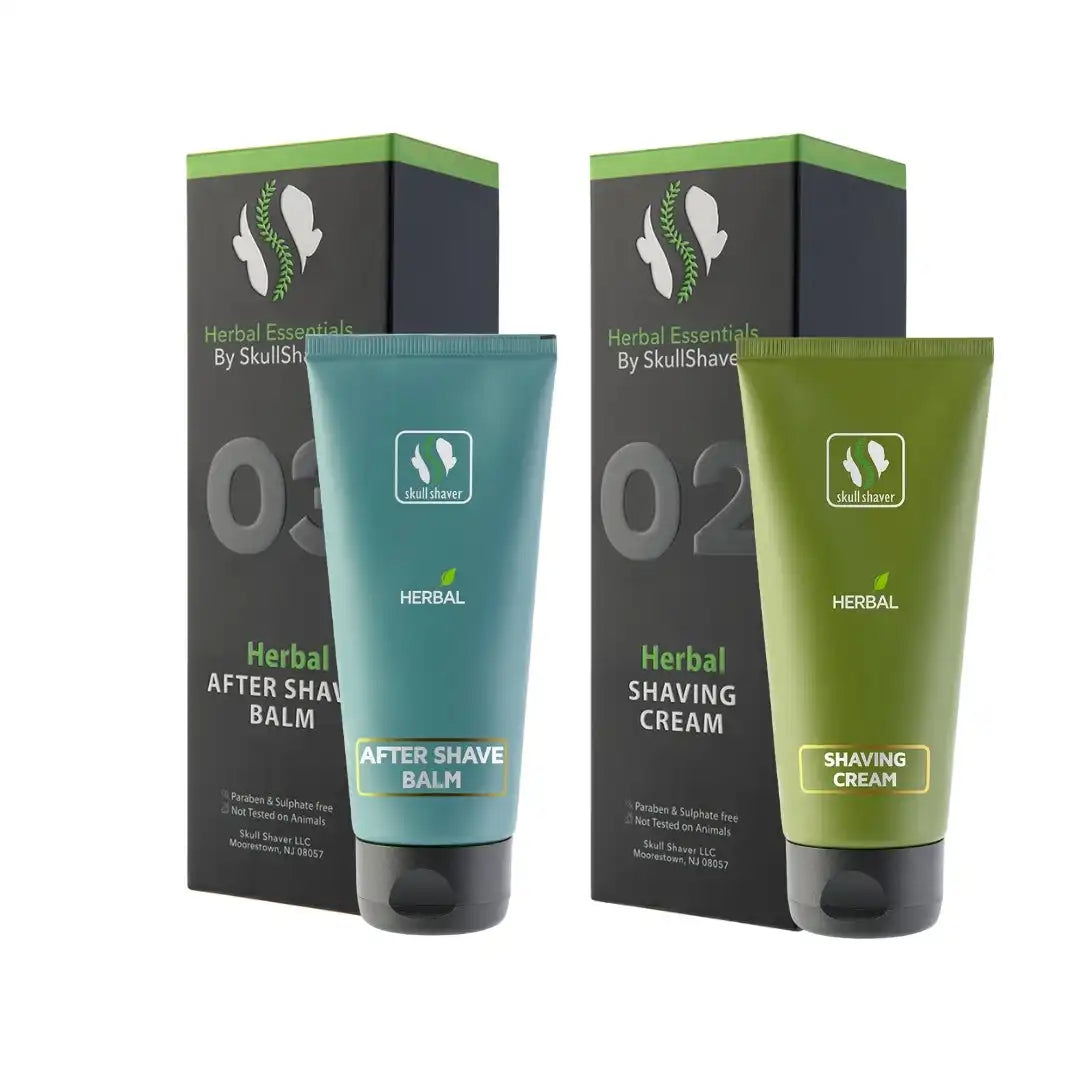 Full-Size Bundle: Herbal Balm and Shaving Cream | Paraben & Sulphate Free