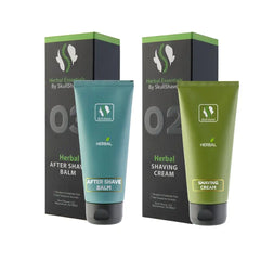 Full-Size Bundle: Herbal Balm and Shaving Cream | Paraben & Sulphate Free