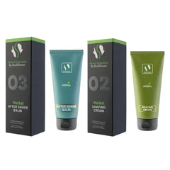 Full-Size Bundle: Herbal Balm and Shaving Cream | Paraben & Sulphate Free