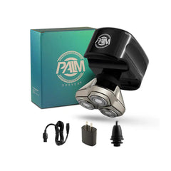 Palm Head Shaver & Baby Beast Trimmer Combo | Complete Head and Beard Grooming for Men